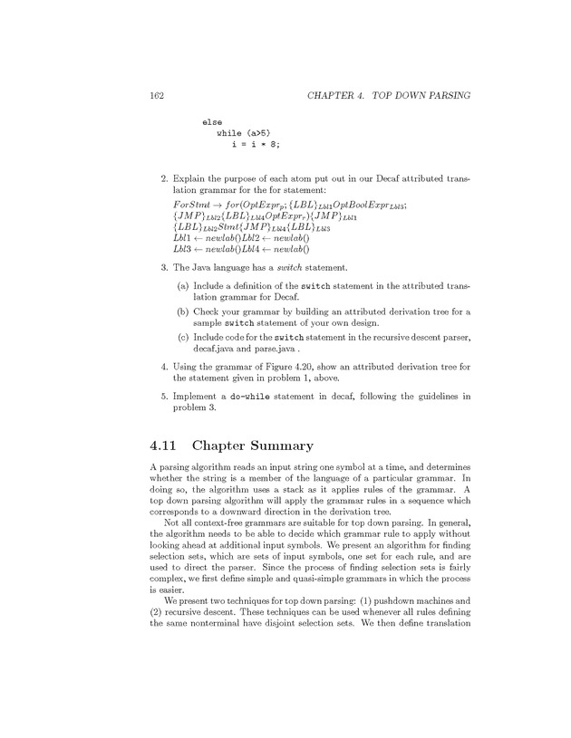 Compiler Design: Theory, Tools, and Examples - Page 162